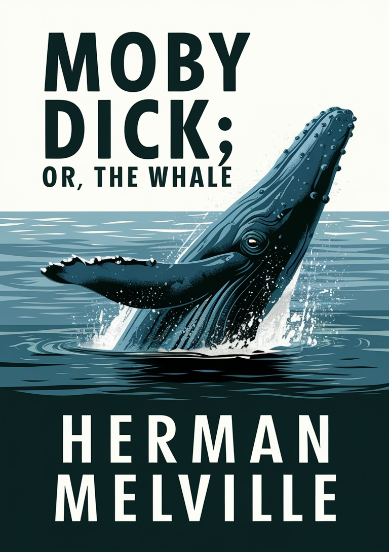 Cover of Moby Dick; Or, The Whale (Text Version)