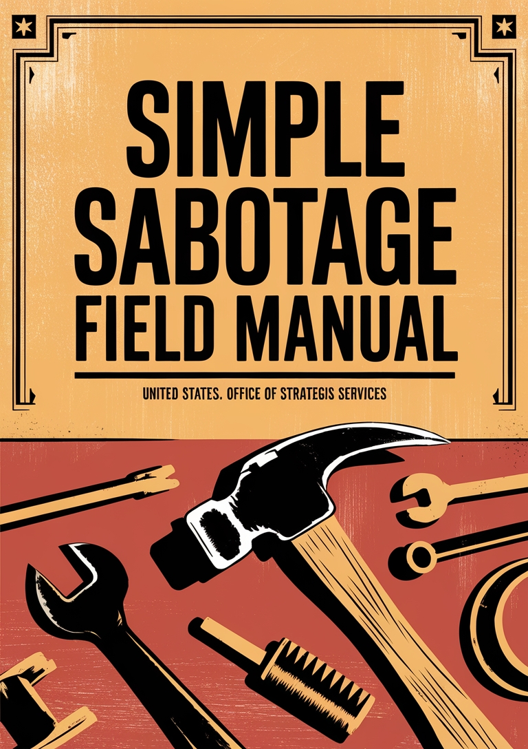 Cover of Simple Sabotage Field Manual (Text Version)